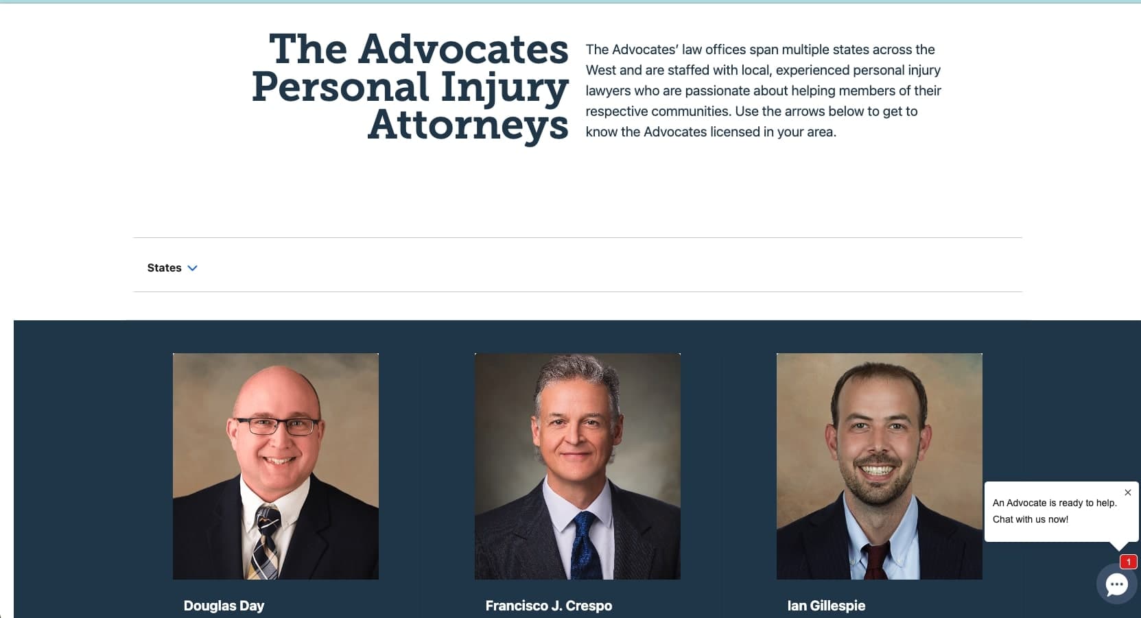 Vue.js Attorney Page